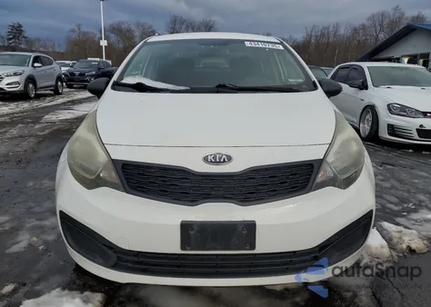 2012 Kia Rio Lx z USA, uszkodzony, nr VIN KNADM4A39C6060542